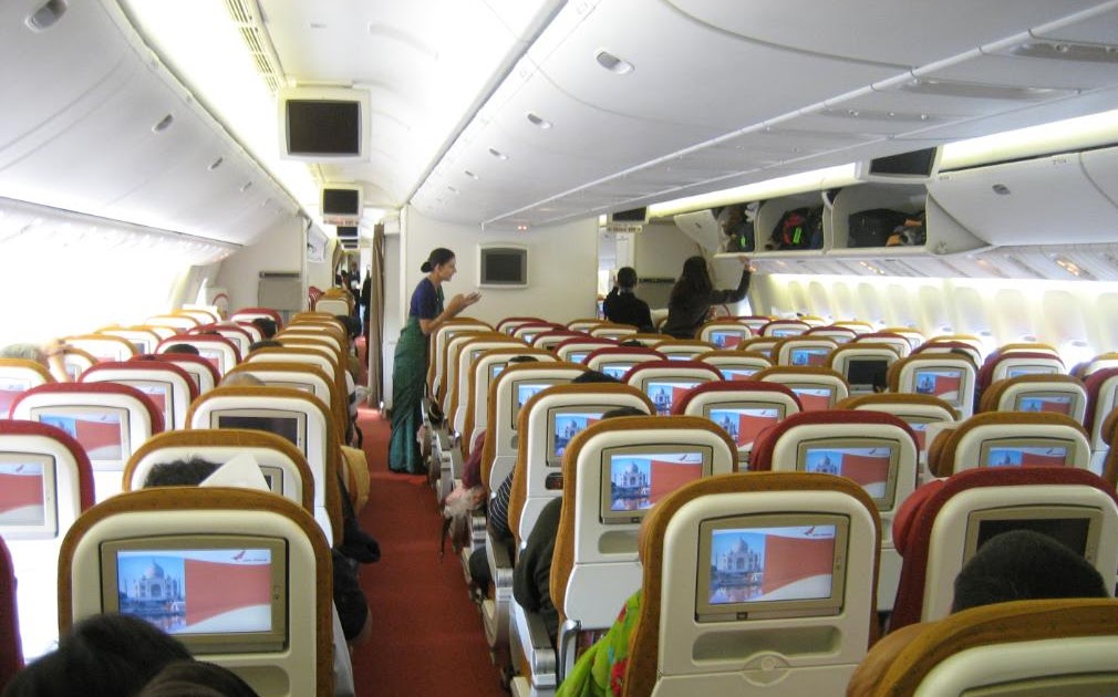airplanepics air india 777 economy class cabin pics
