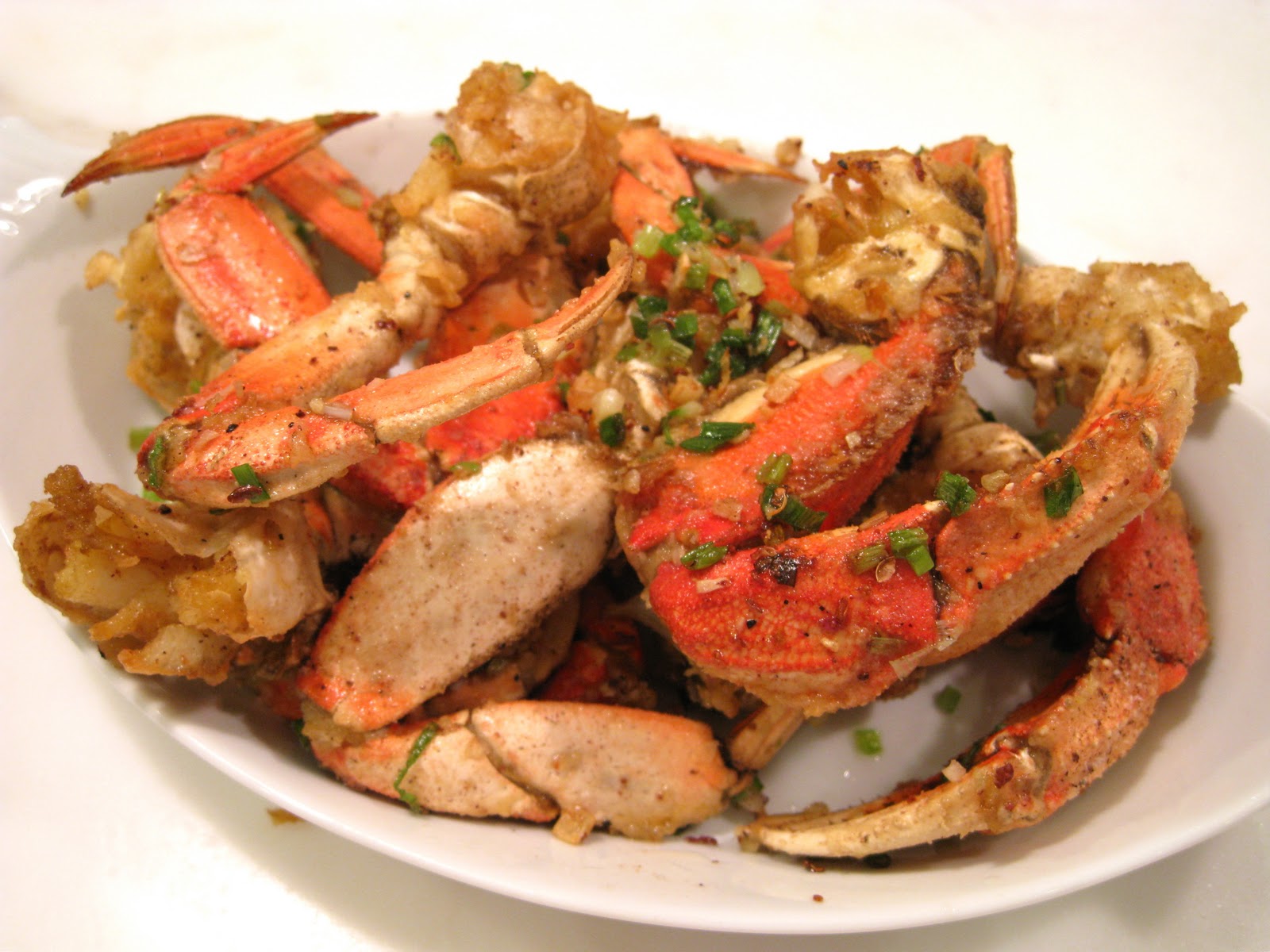 Spicy Salt and Pepper Dungeness Crab