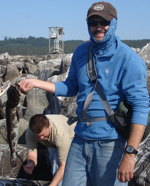 Lingcod; Okay, probably less than 5lbs.