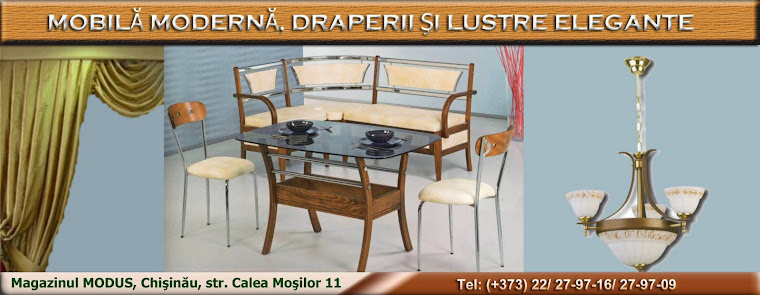 Mobila, dormitoare, draperii si lustre in Moldova