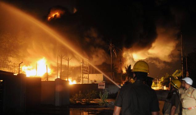 Fire Accident in Ambattur Industrial Chennai