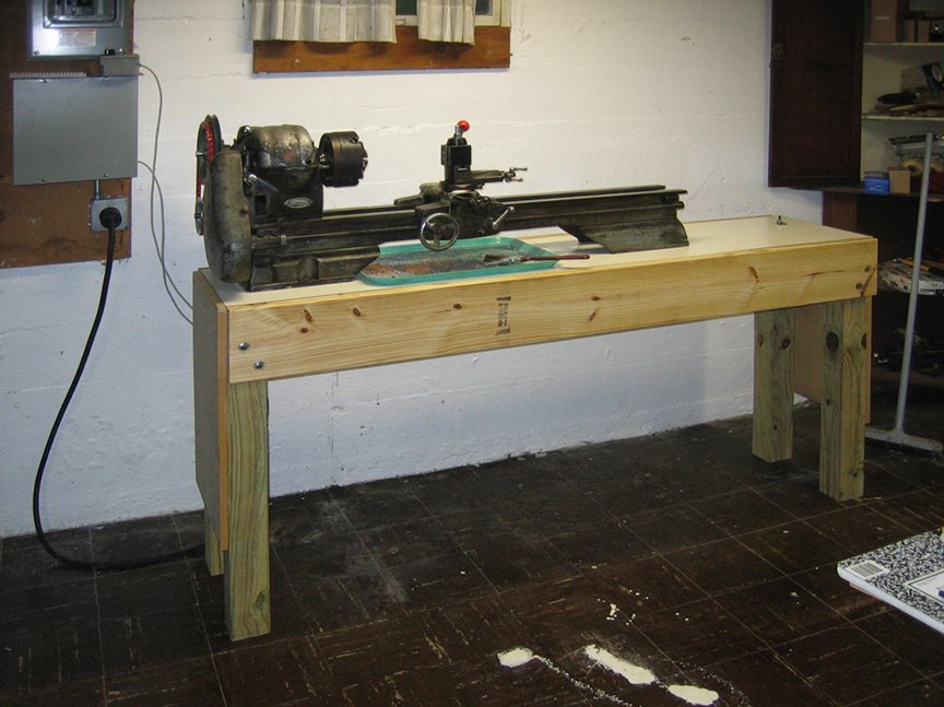 Lets see your home made lathe benches! The Home Shop Machinist