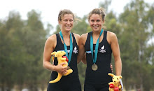 Youth Olympics Jan 2009 Julia Edward and Julia Trautvetter GOLD W Lightweight 2X & GOLD W4X-