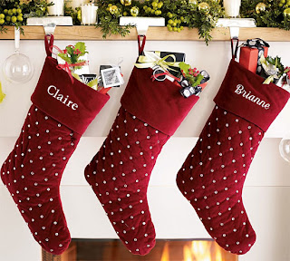 christmas stockings for desktop decorations