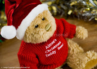 cute teddy wallpaper for Christmas