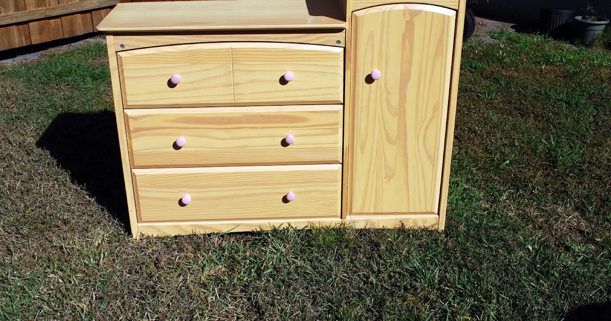 Kara's Korner Refinishing a Melamine Changing Table