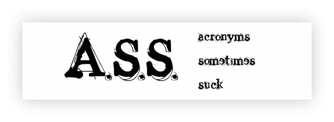 Acronyms Sometimes Suck