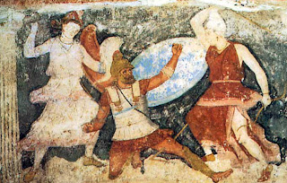 Amazons, from the Museo Archeologico Nazionale di Firenze