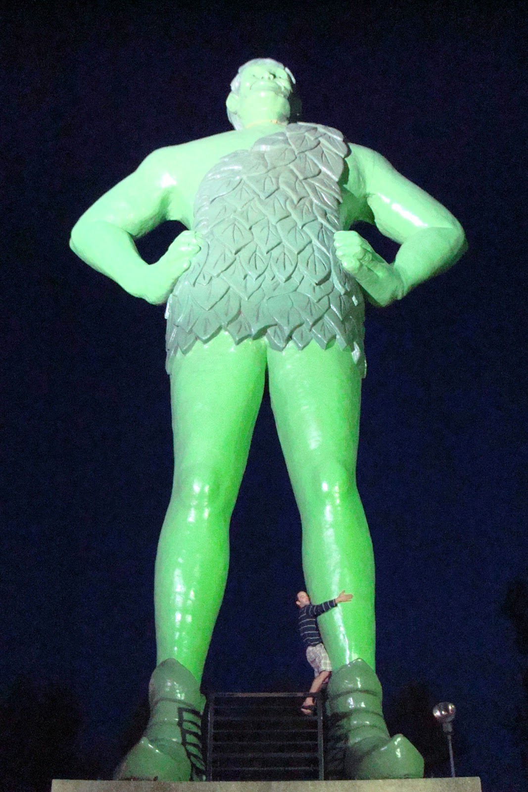 Green Blazing: Photo of the Day - Jolly Green Giant, MN