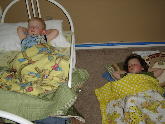 Hayden and Riley's first sleepover