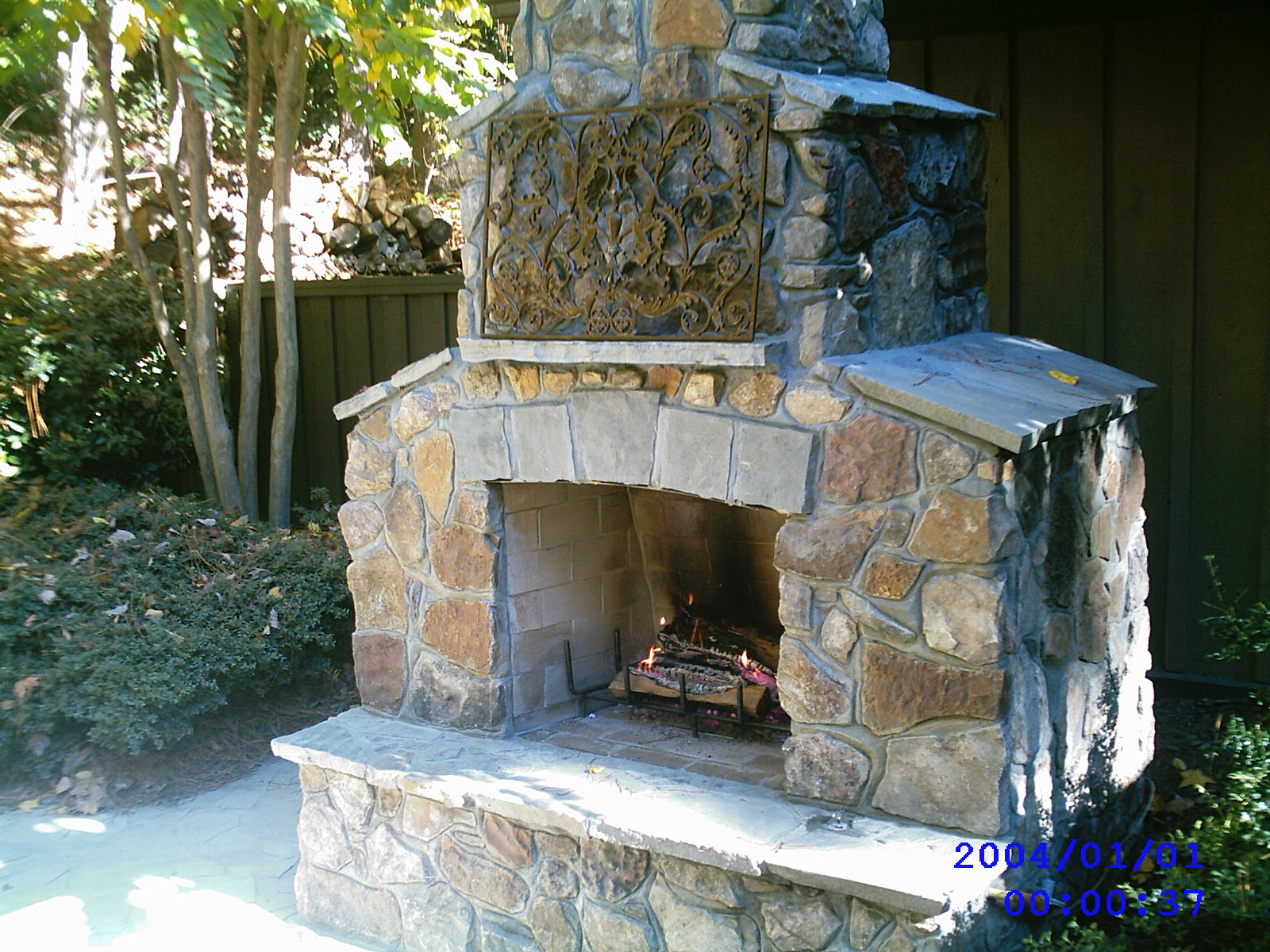 Build Outdoor Fireplace