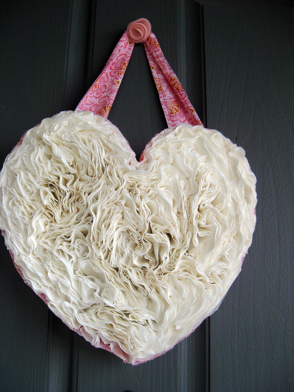april's craft nest coffee filter heart