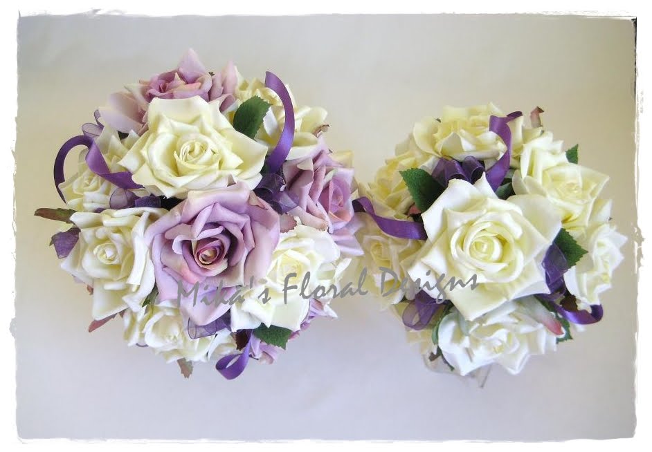 lilac roses bouquet