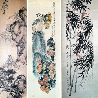 Акварельные картины китайских художников