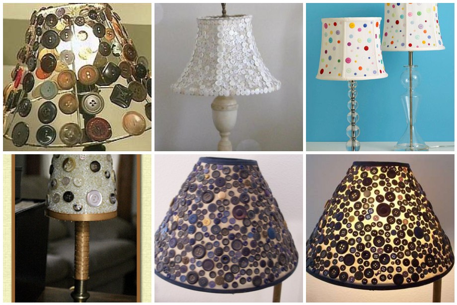 P8 Buttons & Fabrics Button Wednesday Even More Lamps