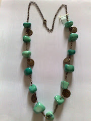 Turquois stone & Coins