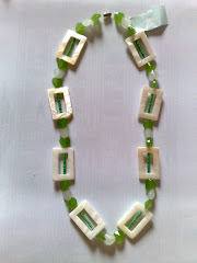 Go green shell necklace