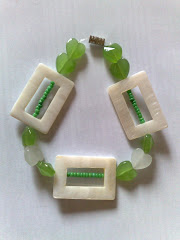 Go green shell bracelets