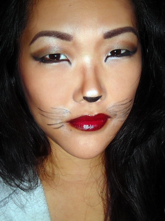 cat halloween makeup. My Very First Halloween Makeup