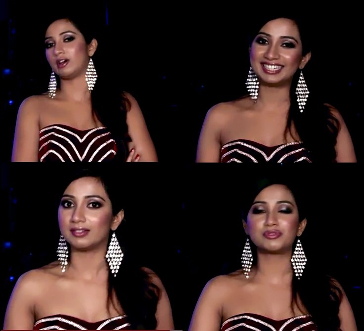 Shreya Ghoshal at Mirchi Music Awards Backstage.