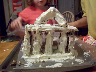 Gingerbread Parthenon Gingerbread Parthenon