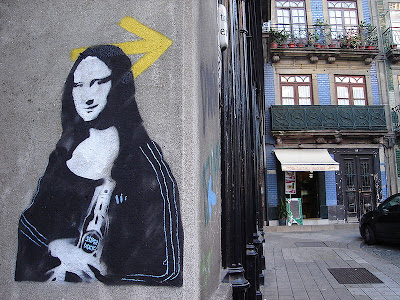 Mona Lisa, Da Vinci, graffiti, street art, graffiti stencil, artwork