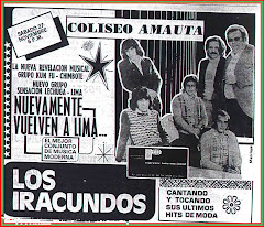 LOS IRACUNDOS- GIRA  1976-LIMA