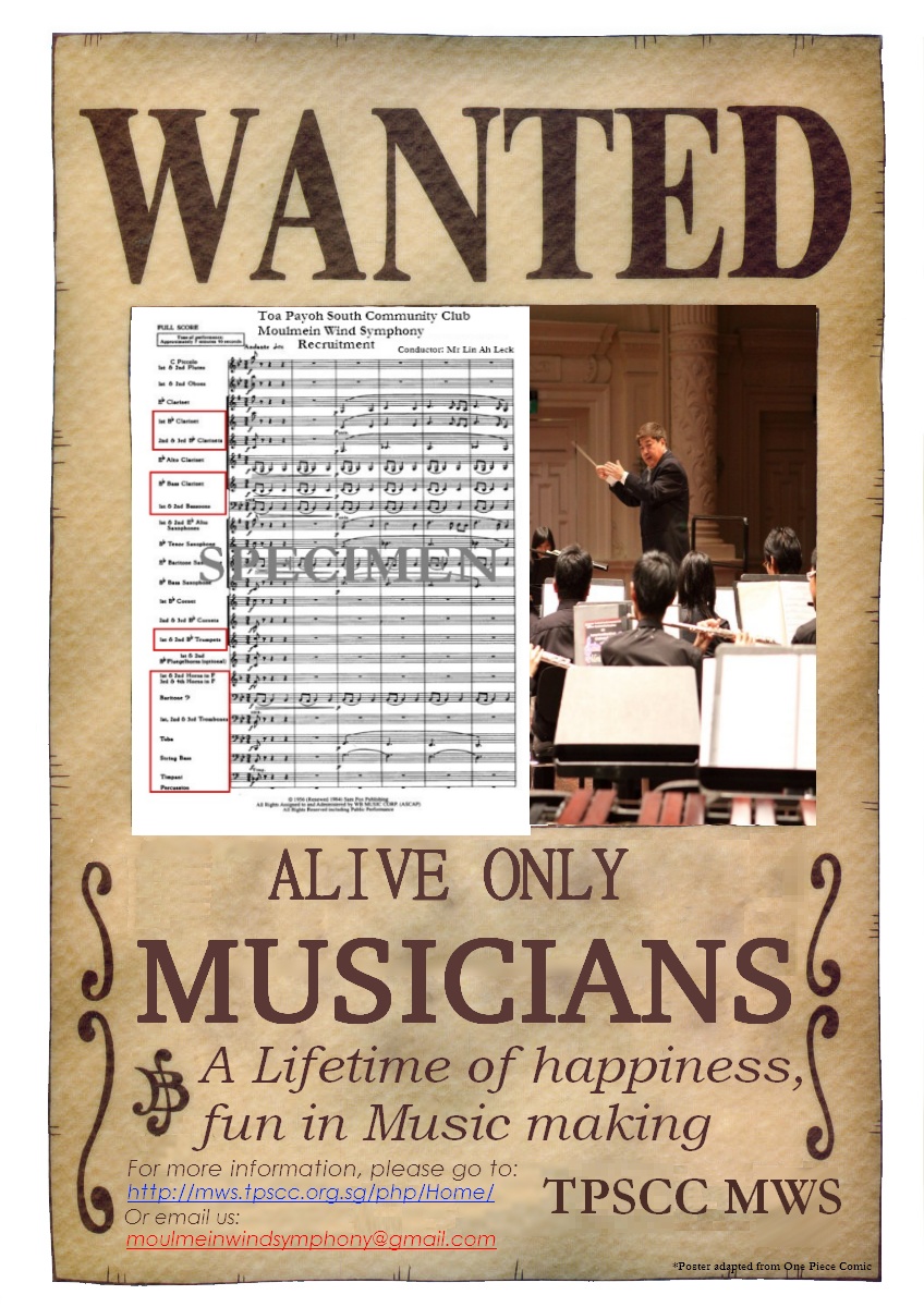 MUSICIANS WANTED