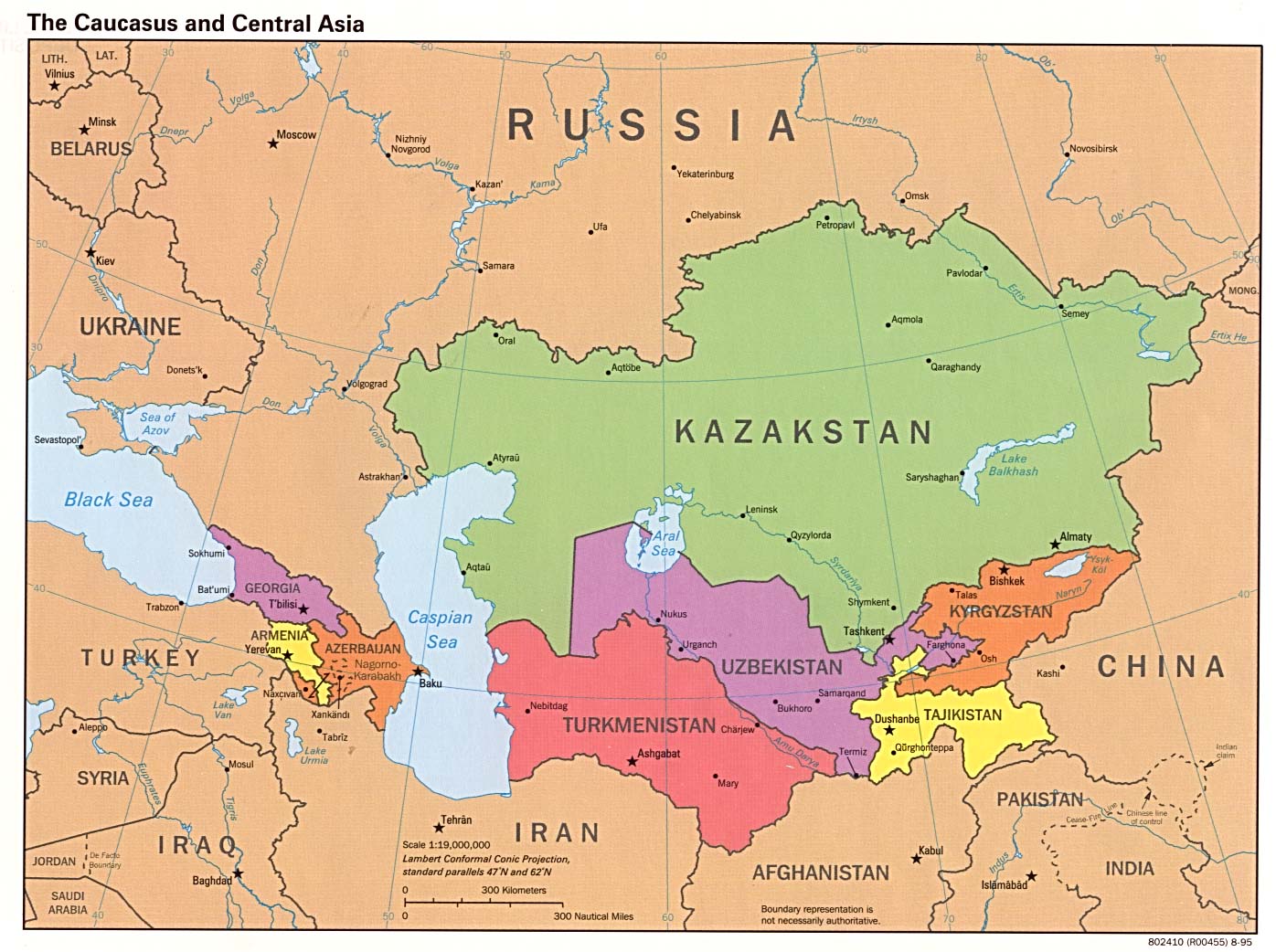 MAPA POLITICO DE ASIA