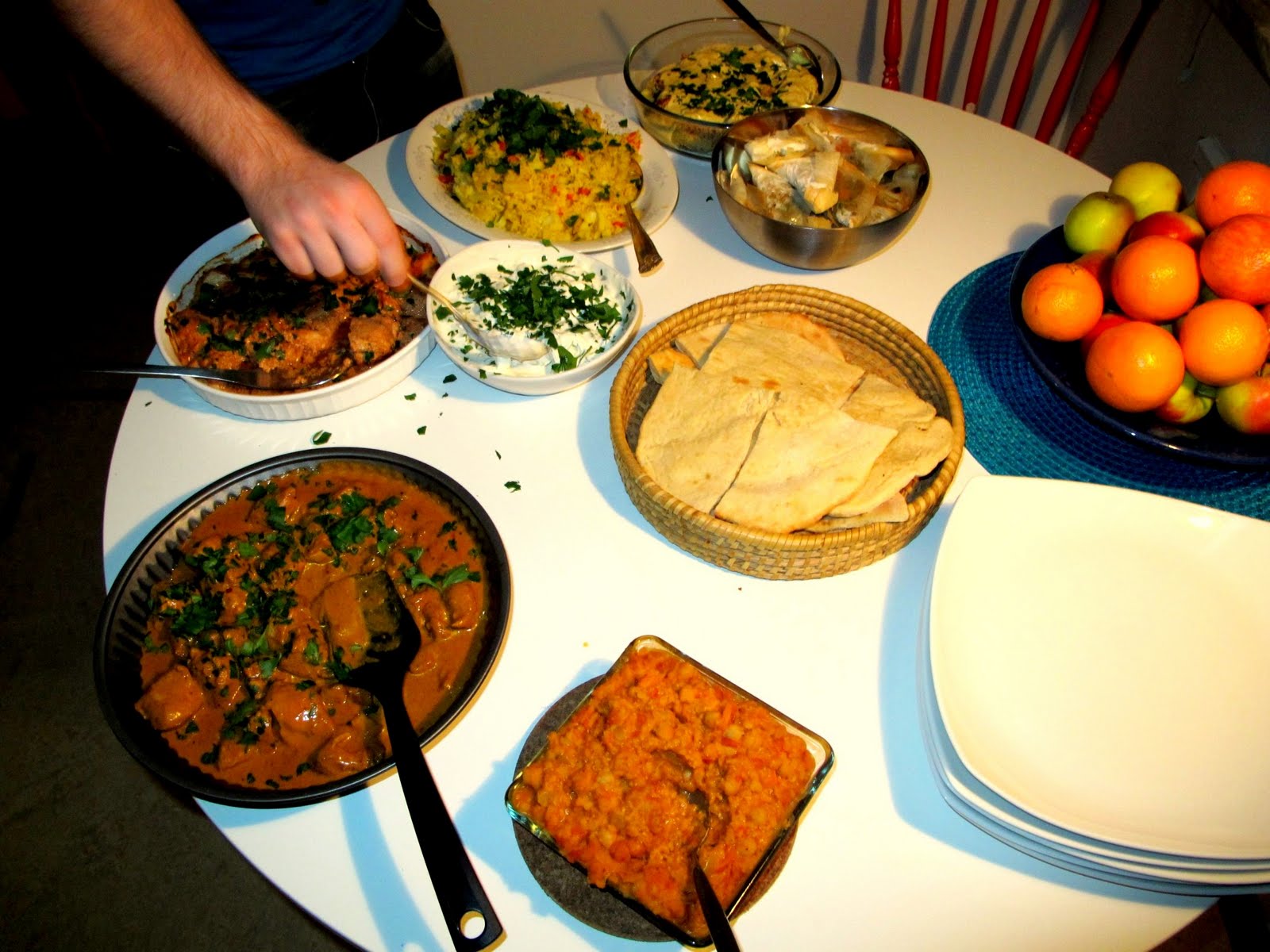 What's for dinner today? Indisk mat