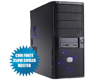 Gabinete Gamer Cooler Master Ellite 335 preto