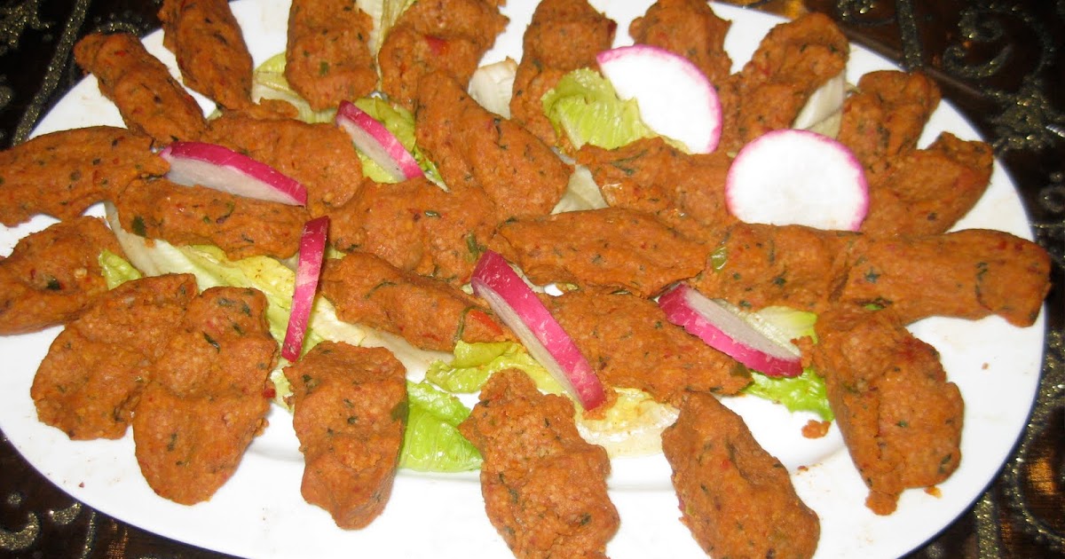 Fahriye's Kitchen VEGETARIAN BULGAR WHEAT KOFTE ( etsiz cig kofte )