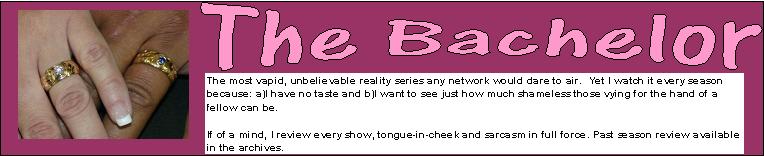 The Fish Bachelor...ette TV Series Blog