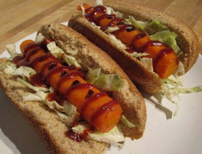carrot hot dog