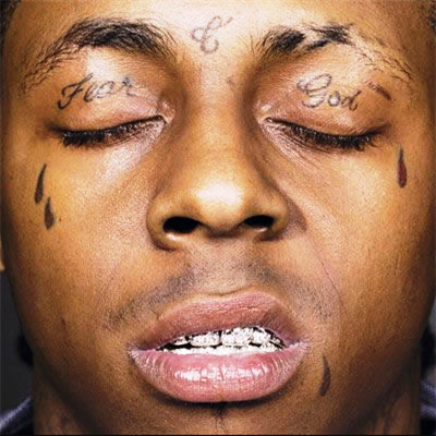 skull face tattoo. Lil Wayne#39;s face tattoo