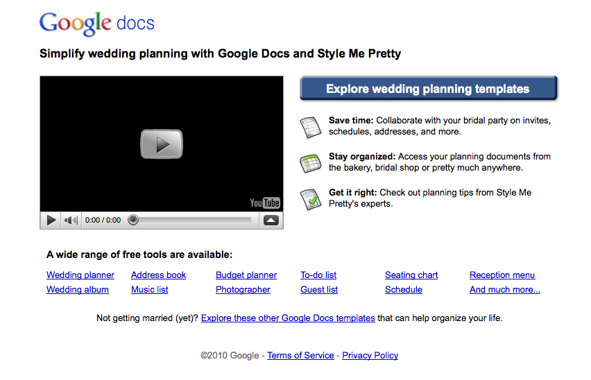 Wedding Planning Google Docs To The Rescue The Candishhh Tales
