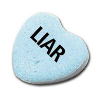It's hard to find good pictures for liars that don't involve long noses.