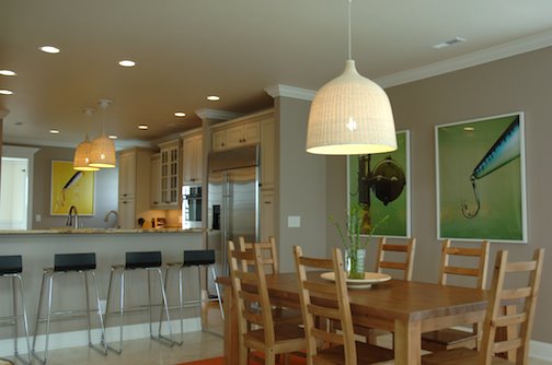 casual dining to kitchen