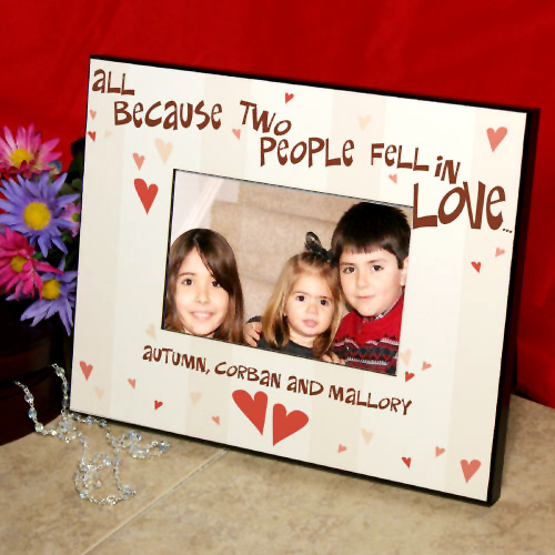 Personalized Gifts Picture Frame Personalized Fell In Love Printed