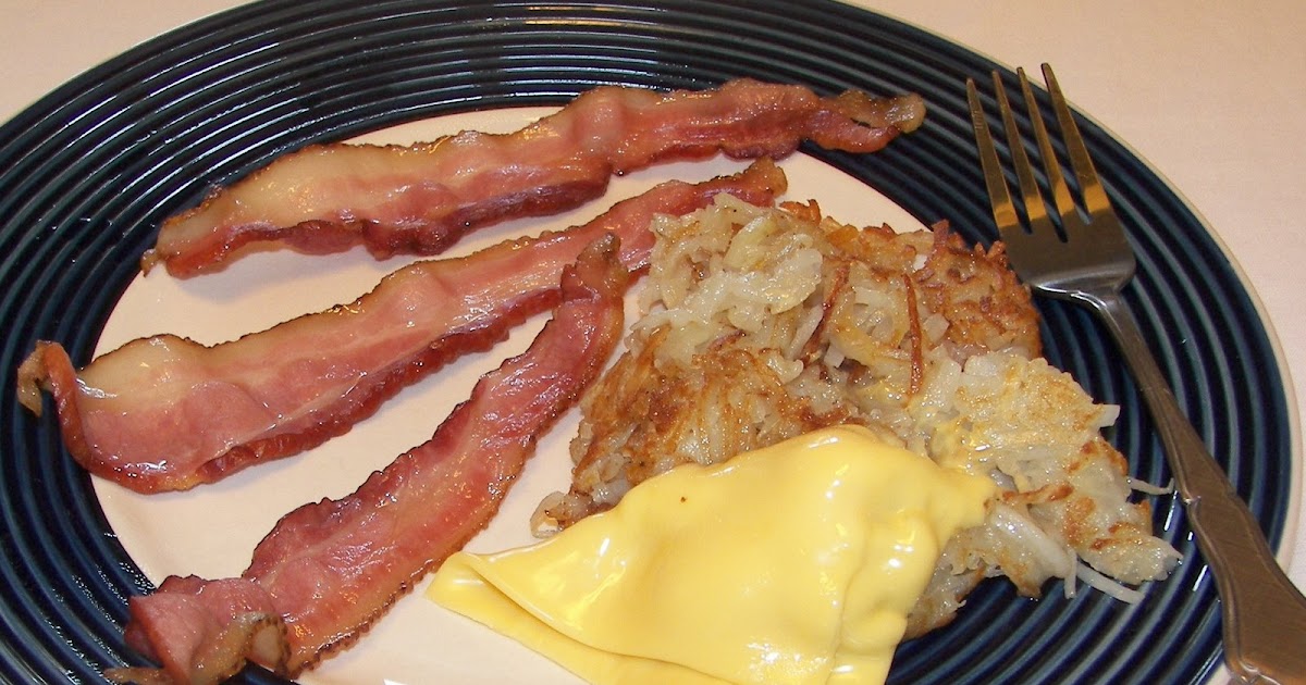 Having Fun in the Kitchen! Bacon Hash Browns with Cheese