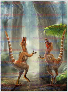 Dinosaurio con plumas