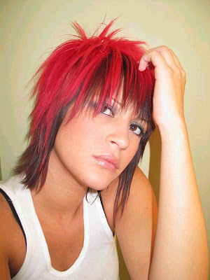 emo hair color pictures. Color Emo Hairstyles For Emo