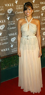 Make Up And Beauty Celebrity Hair Eva Mendes Updo Hairstyle