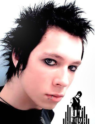 The trendy emo hair styles for boys are generally spiky and short