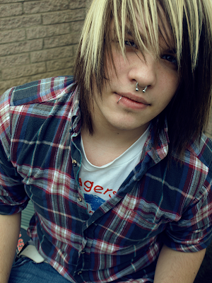 Scene hairstyles tend to be long and straight with lots of real-life color. Scene hairstyles tend to be long and straight with lots of real-life color.