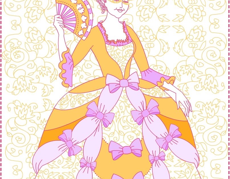 Nicole's Free Coloring Pages: Masked Princess