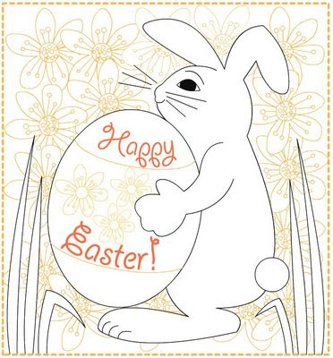 happy easter coloring pictures. Happy Easter * Coloring greeting card * Felicitare de Paste