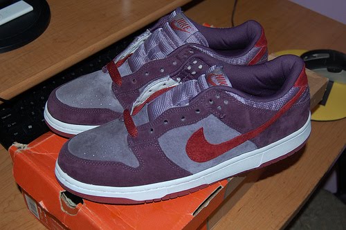 nike sb blazer high marron