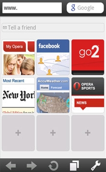 Opera Mini enables you to take your full Web experience to your mobile phone. Stay in touch with your friends on Facebook, search with Google, Opera Mini enables you to take your full Web experience to your mobile phone. Stay in touch with your friends on Facebook, search with Google,