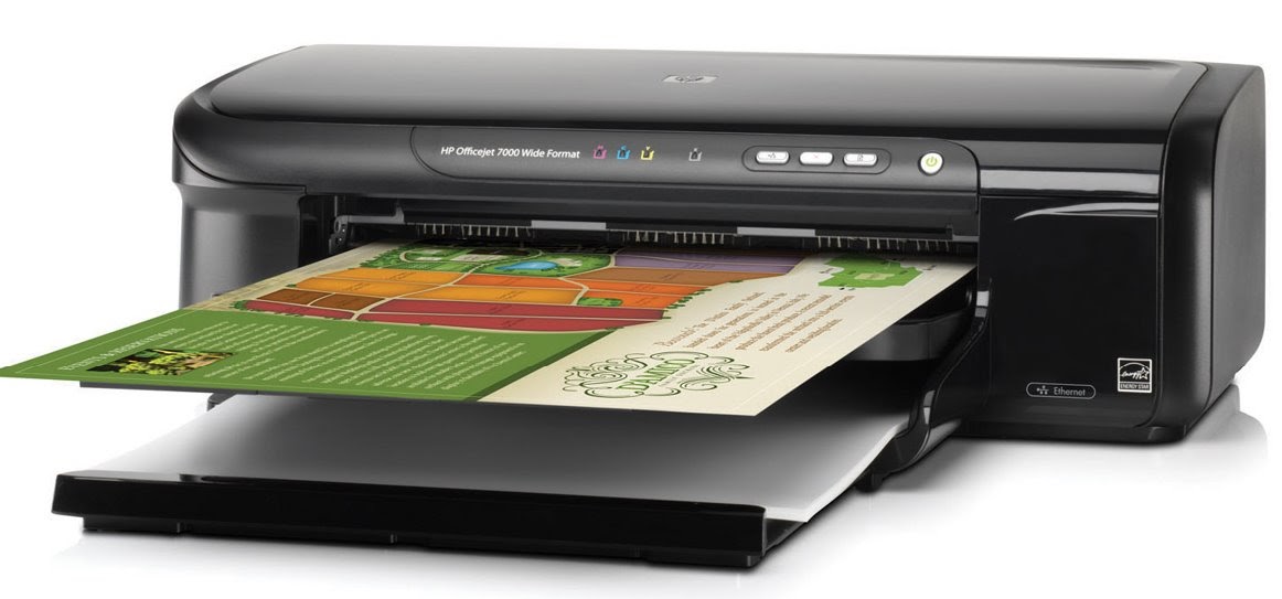 HP OfficeJet 7000 Wide Format Inkjet Printer AnswerCo Office